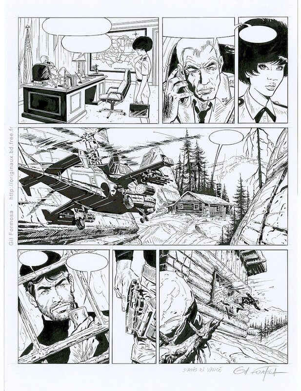 XIII Attack par Gil Formosa - Planche originale XIII Attack par Gil Formosa - Planche originale