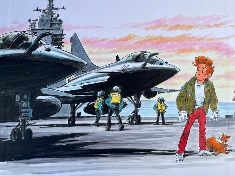 Gigantesque Dédicace de Dany sur tirage Luxe de la Gorgone bleue - Sketch Gigantesque Dédicace de Dany sur tirage Luxe de la Gorgone bleue - Sketch