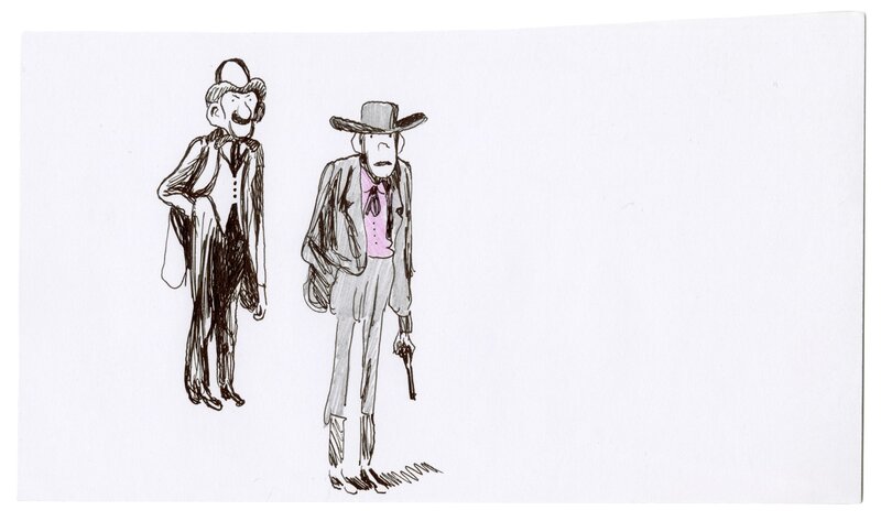 For sale - Blutch, Rancho Bravo – Dessin original publié en page 41 de Rancho Bravo – R09 - Original Illustration