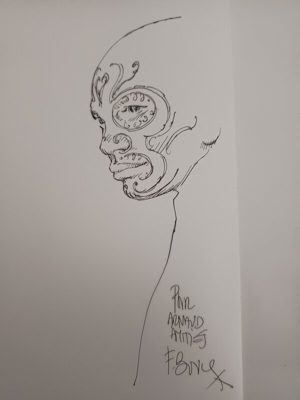 François Boucq, L'échine du dragon ( Panchita) - Sketch François Boucq, L'échine du dragon ( Panchita) - Sketch