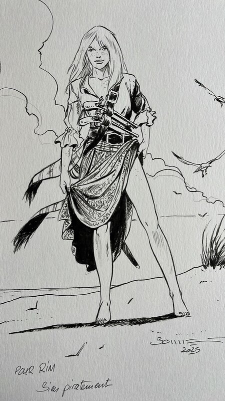 Commission de Franck Bonnet - Ann Bonny - Illustration originale Commission de Franck Bonnet - Ann Bonny - Illustration originale