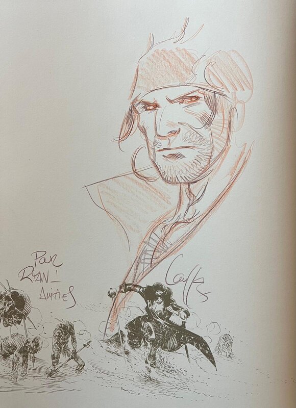 Dédicace Raven - Intégrale Black & White - Lauffray - Dédicace