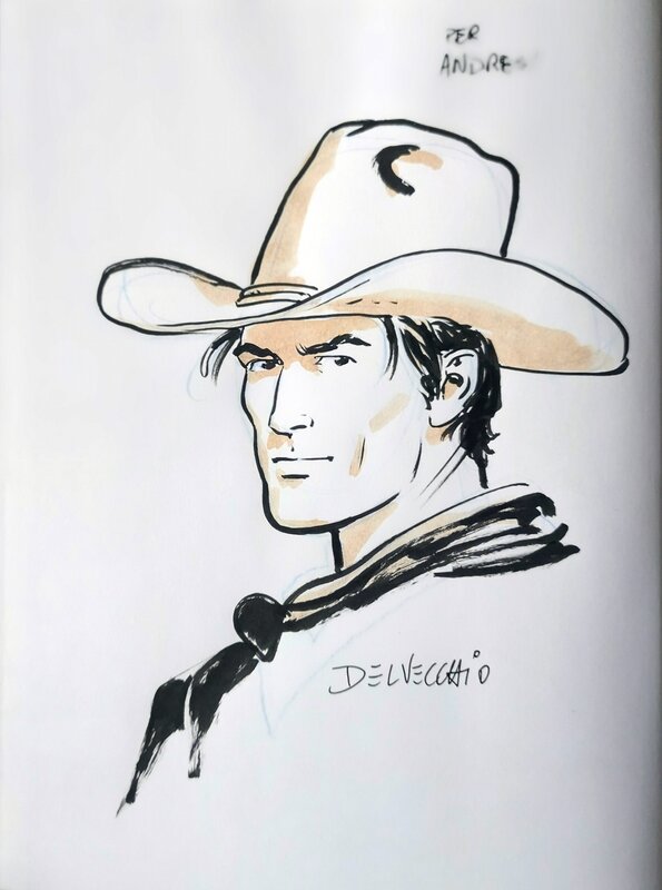 Pasquale Del Vecchio, Tex Willer - Nueces Valley - Dédicace Pasquale Del Vecchio, Tex Willer - Nueces Valley - Dédicace