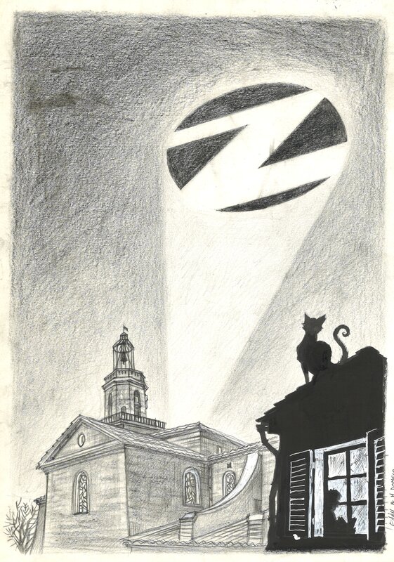 En vente - Mathilde Domecq, Eddy Vaccaro, Eddy Vaccaro et Mathilde Domecq - Illustration Zarmatelier - Illustration originale En vente - Mathilde Domecq, Eddy Vaccaro, Eddy Vaccaro et Mathilde Domecq - Illustration Zarmatelier - Illustration originale