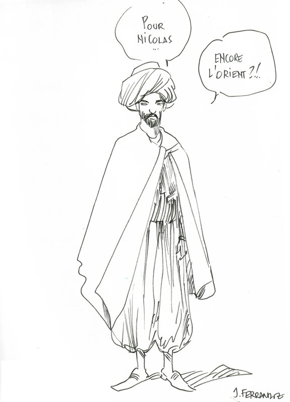 Orient Perdus par Jacques Ferrandez - Dédicace