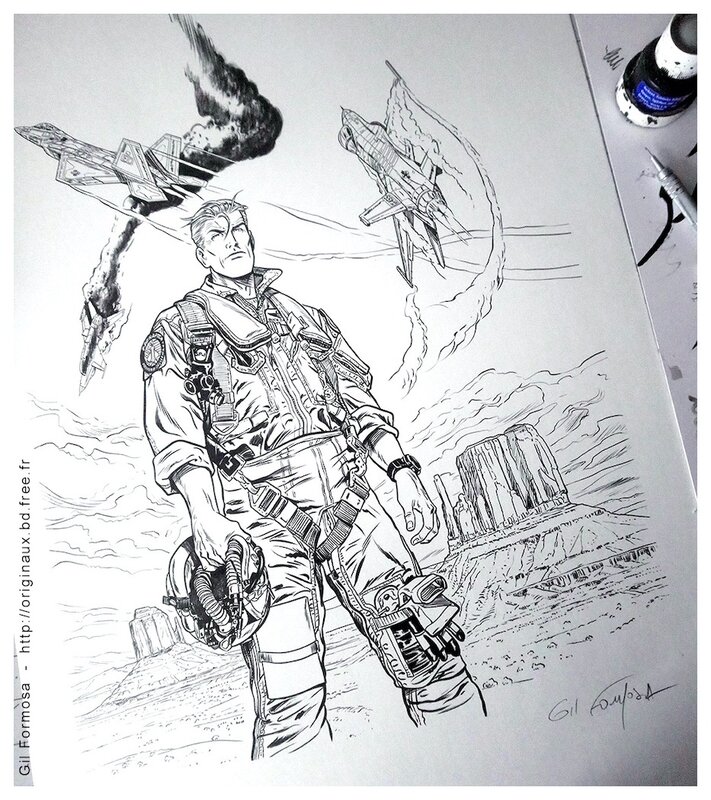 BUCK DANNY t 59 by Gil Formosa - Original art BUCK DANNY t 59 by Gil Formosa - Original art