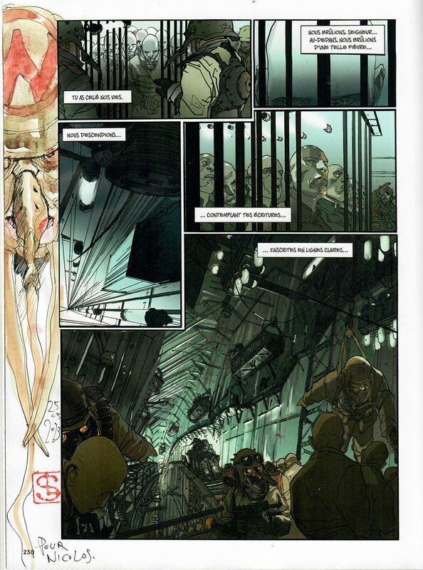 Stéphane Levallois, Métal Hurlant (dans les marges du numéro 7) - Dédicace