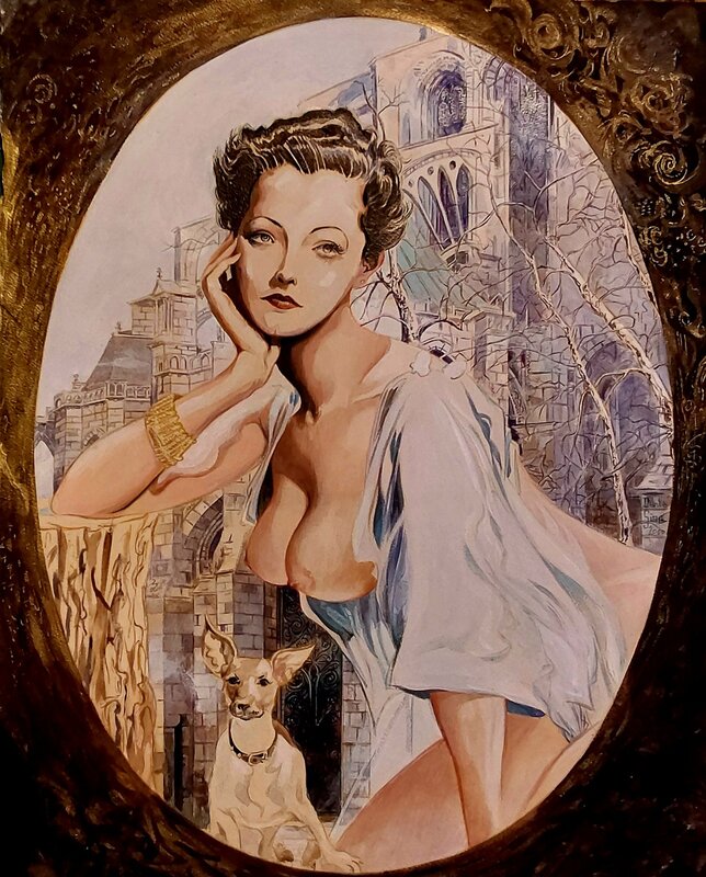 Poupées de Sire / la Cathédrale - Illustration originale