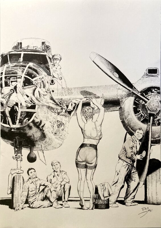 My Laundry par Thib - Illustration originale