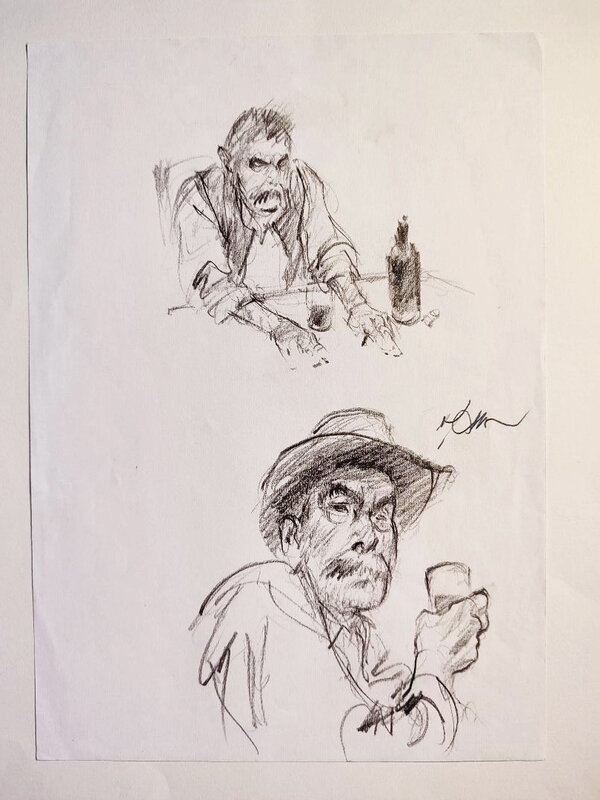 L'affaire Dominici par René Follet, Pascal Bresson - Illustration originale