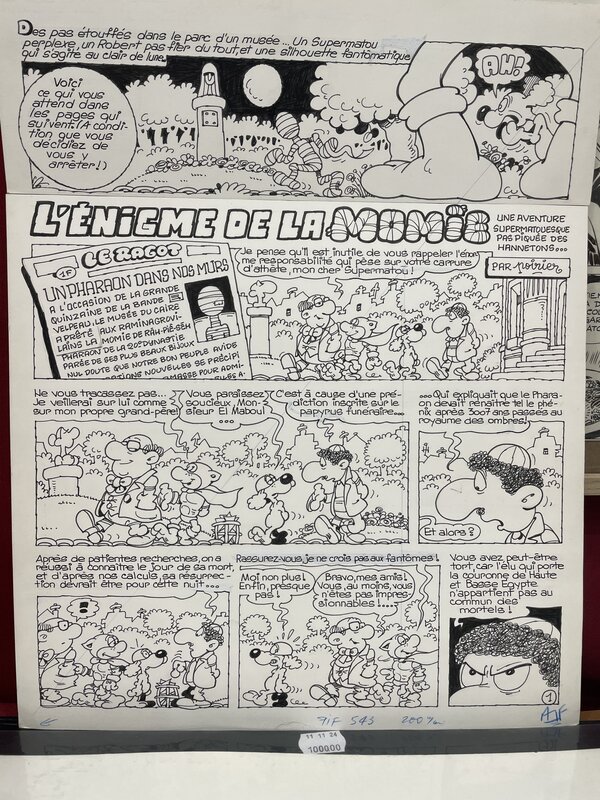 For sale - Supermatou by Jean-Claude Poirier - Comic Strip