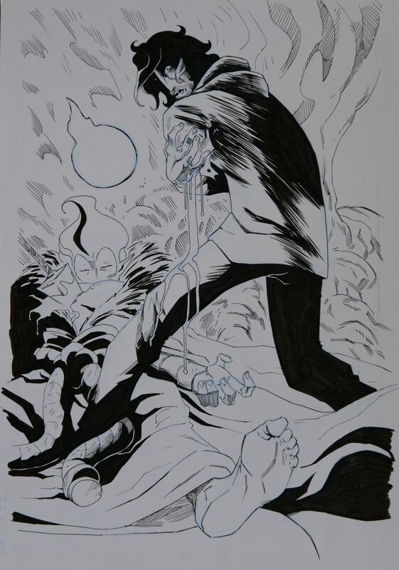 Grégory Sand par Josselin Billard - Planche originale