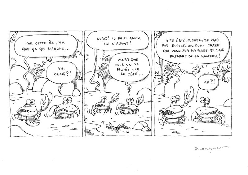 Luc Cromheecke, Sti, L'île carrément perdue / Het godvrrgeten eiland - Comic Strip