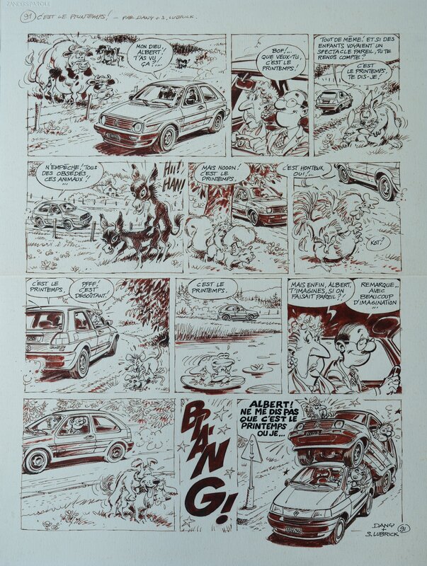 Dany, Ca VOUS INTERESSE ? VOUS N'AVEZ PAS HONTE ? - Comic Strip