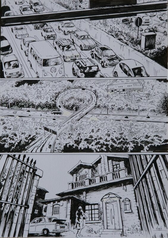 Stéphane De Caneva, Brigade Chimérique : Ultime Renaissance - Planche originale