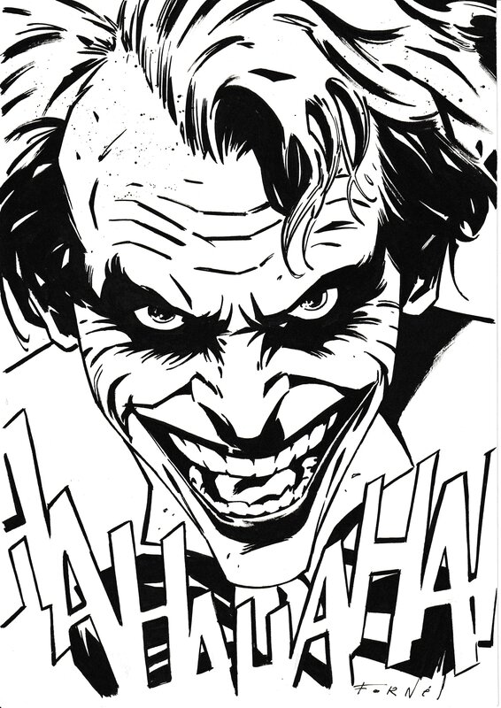 The Joker by Jorge Fornes - Original Illustration