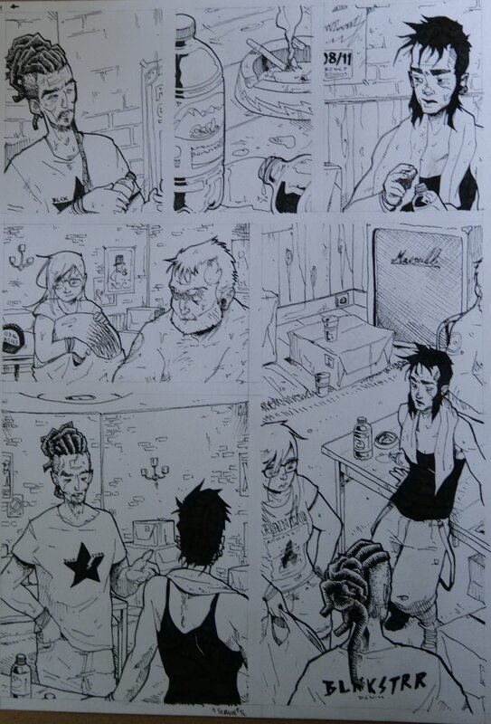 Hello Utopia par Joey Glüten - Planche originale