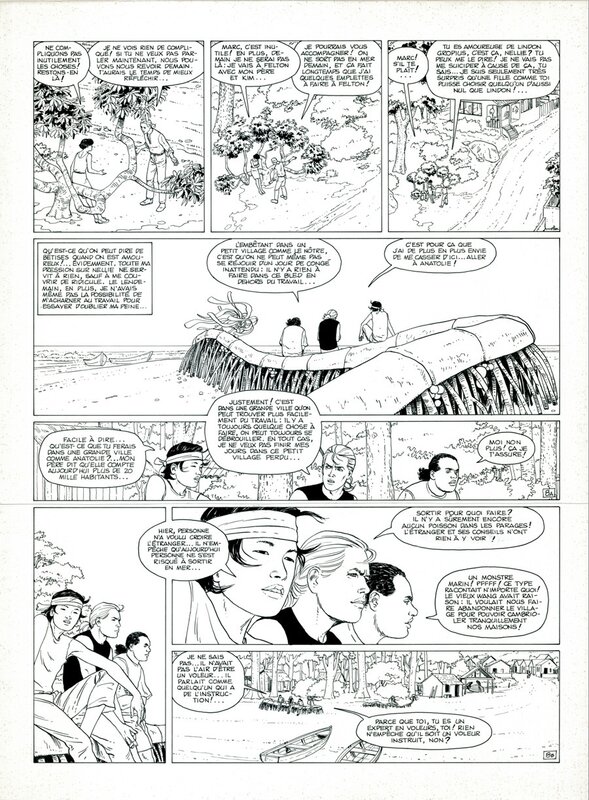 En vente - Aldebaran par Leo - Planche originale