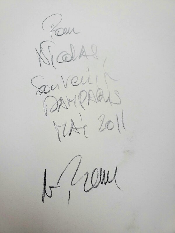 André Benn, LES NOUVELLES AVENTURES DE MIC MAC ADAM   T4 L'AMAZONE DES TENEBRES - Dédicace