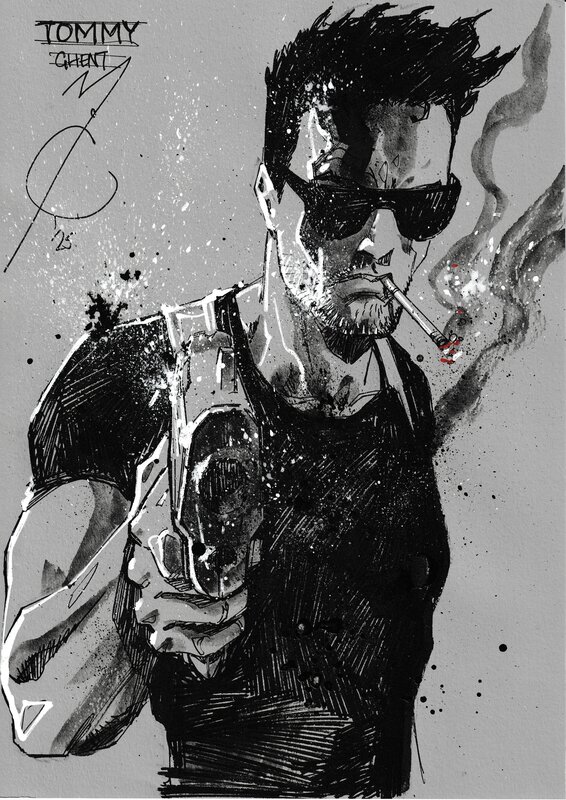 Hitman by John McCrea - Original Illustration