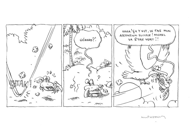 Luc Cromheecke, Sti, L'île carrément perdue / Het godvrrgeten eiland - Comic Strip