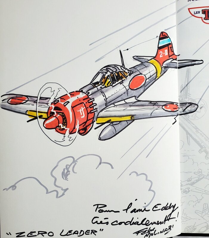 Félix Molinari, LES TIGRES VOLANTS    T3 TONNERRE SUR LE YANG TSE - Dédicace