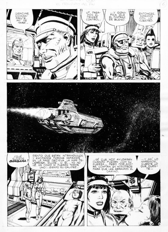 Juan Zanotto, Ricardo Barreiro, Barbara # 36 « El principio del fin » - Planche originale N°06 - Comic Strip