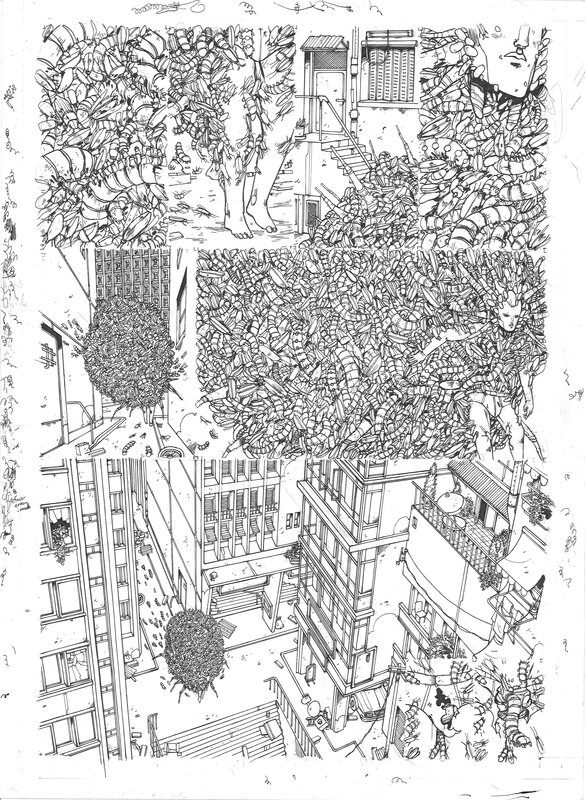 La belle mort par Mathieu Bablet - Planche originale