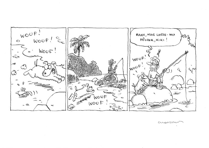 Luc Cromheecke, Sti, (4/6) L'île carrément perdue / Het godvrrgeten eiland - Comic Strip
