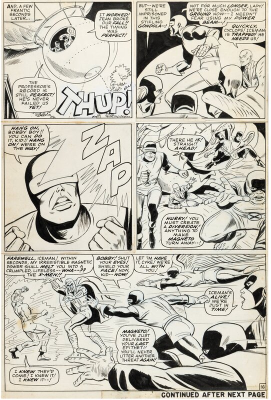 X-Men # 18 p16 by Werner Roth, Dick Ayers - Comic Strip