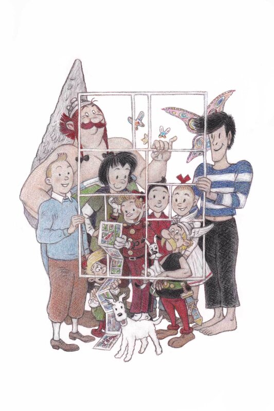 En vente - Belle famille par Andréi Arinouchkine - Couverture originale