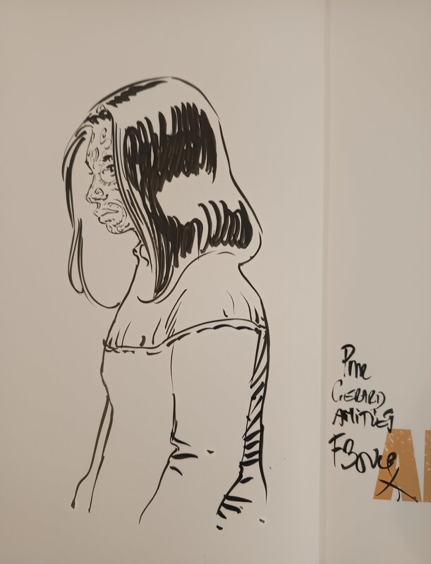 François Boucq, Bouncer and back (Panchita) - Sketch