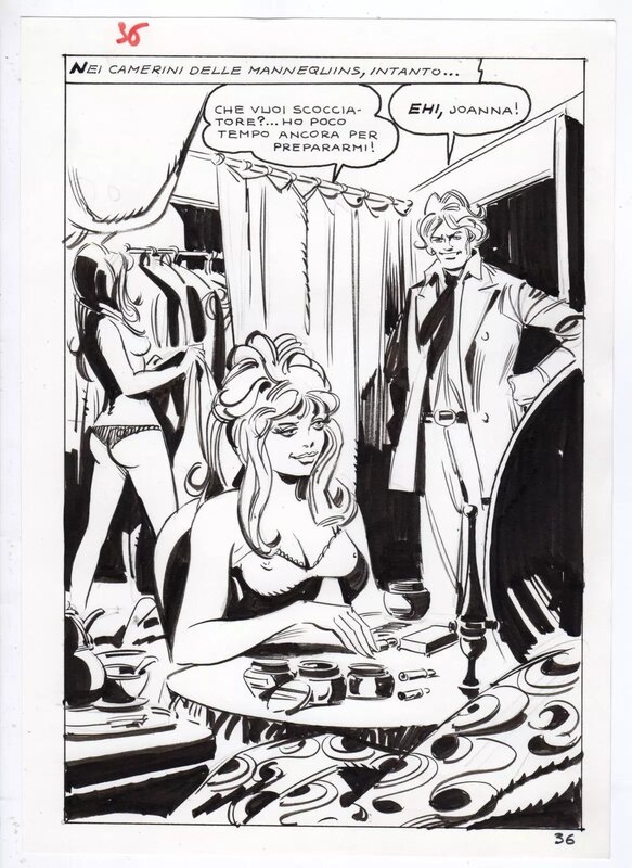 Mario Cubbino, Planche originale ZIP 8 - Planche originale