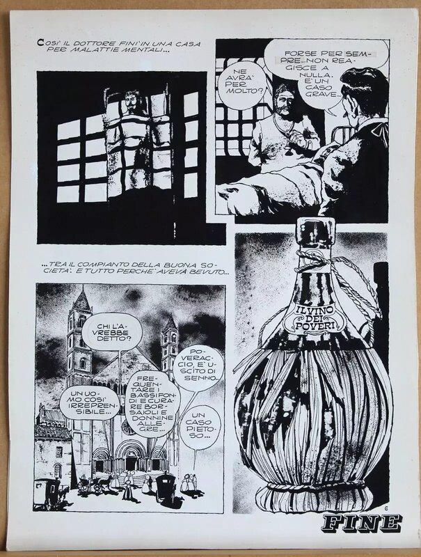 Daniele Fagarazzi, Planche originale Horror - Planche originale