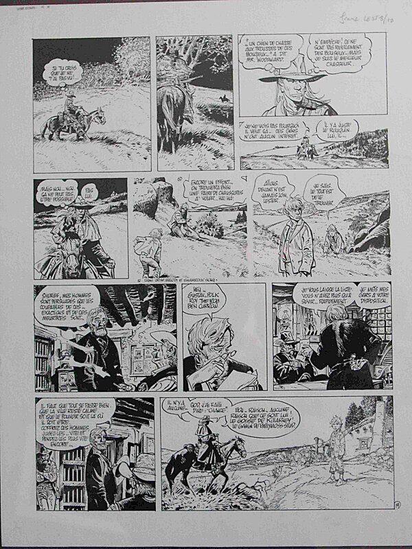 Lester Cockney par Franz - Planche originale