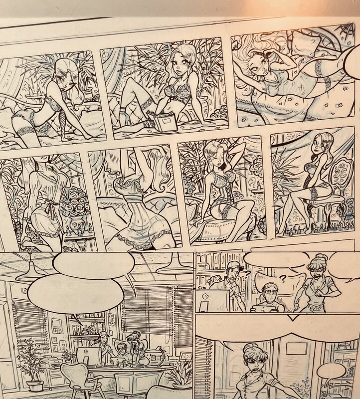 For sale - Siteb, Jean-Charles Gaudin, Les Filles Du Dessous - Comic Strip