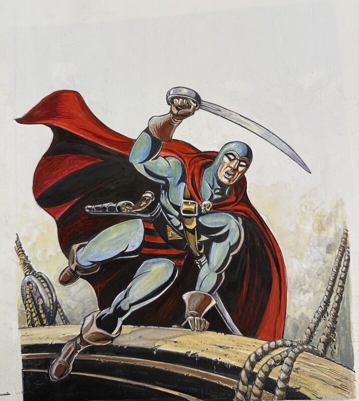 César Spadari, The Phantom “Grinning Jack Treasure” - Original Cover