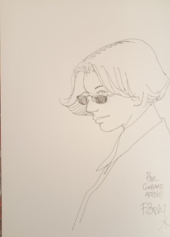 François Boucq, L'ange de malte ( Laura Pride) - Sketch