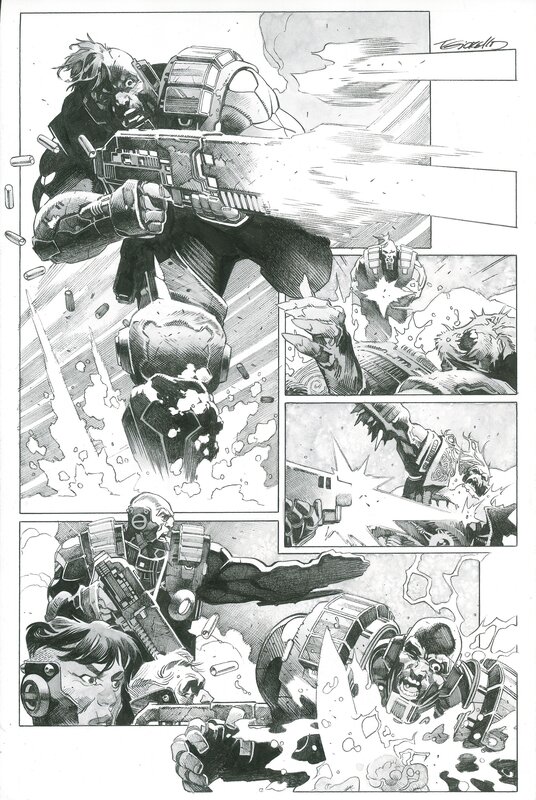 Tomás Giorello, Planet Death #1 pl28 - Planche originale
