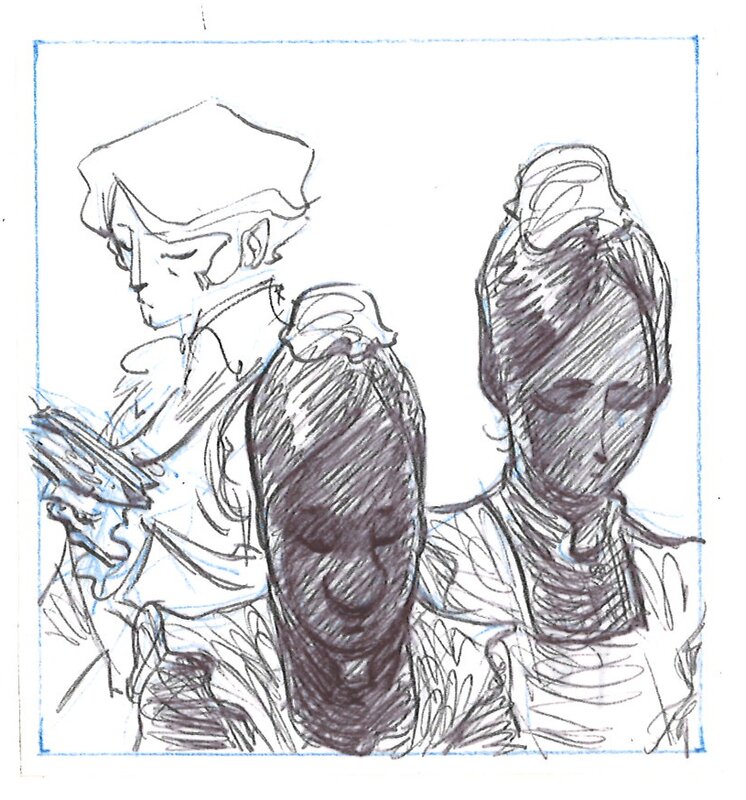 En vente - Virginie Augustin - Case Monsieur Désire ? - Illustration originale