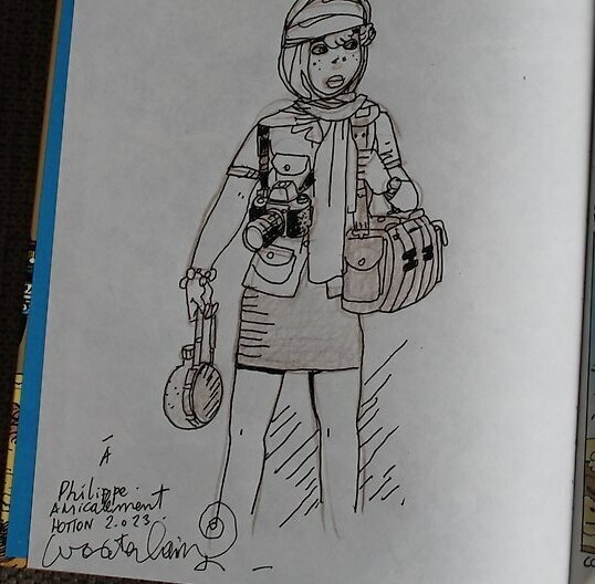 Jeannette Pointu by Marc Wasterlain - Sketch