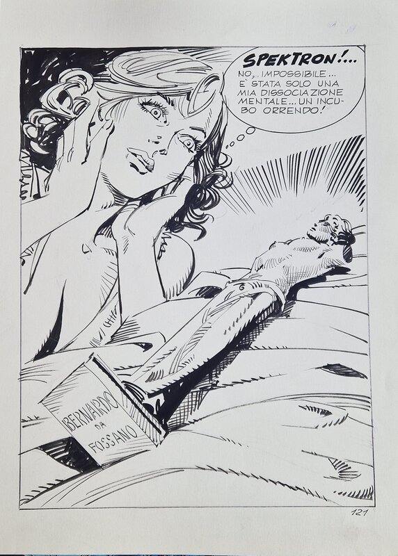 Mario Cubbino, Planche originale Spektron n° 7 - Comic Strip
