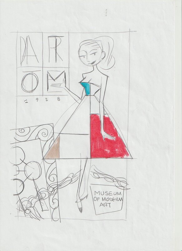 Antonio Lapone, Recherche de personnage - Illustration originale