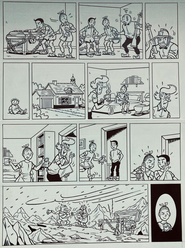 Luc Morjaeu, Willy Vandersteen, Suske en Wiske / Bob et Bobette - Juffertje Janboel - Comic Strip