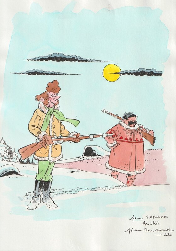Bastos et Zakousky par Pierre Tranchand - Illustration originale