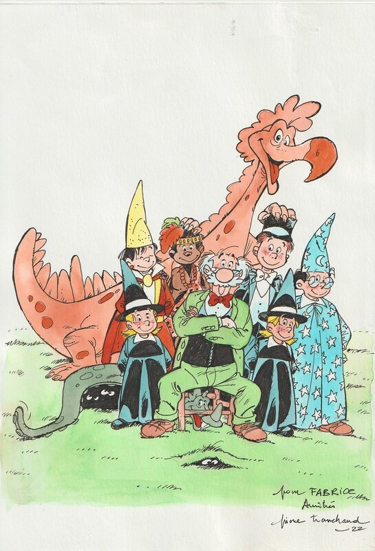 L'école Abracadabra par Pierre Tranchand - Illustration originale