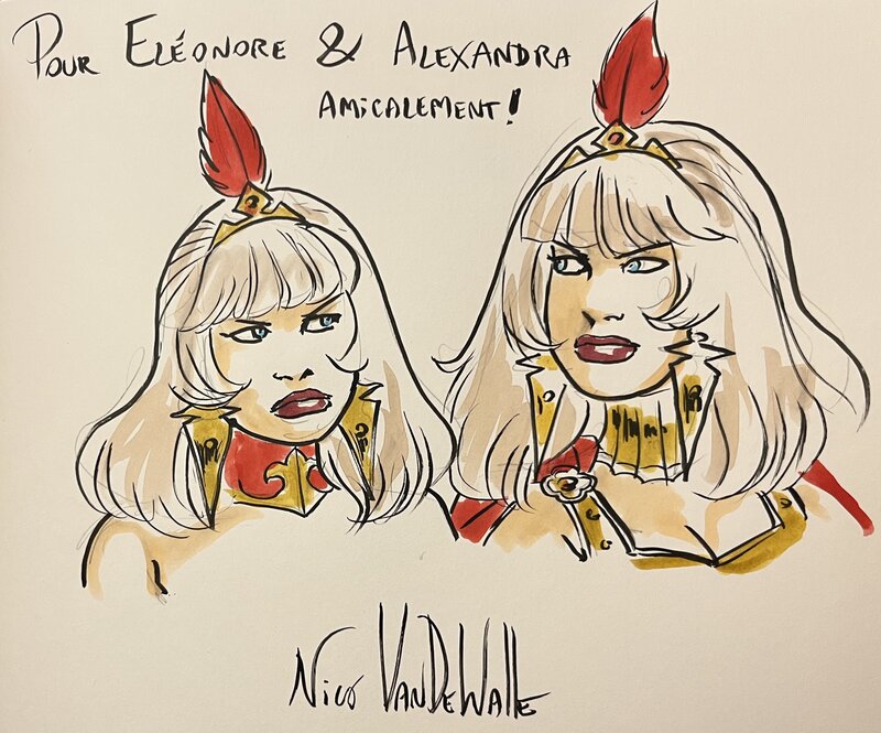 Irina double by Nicolas Van de Walle - Sketch