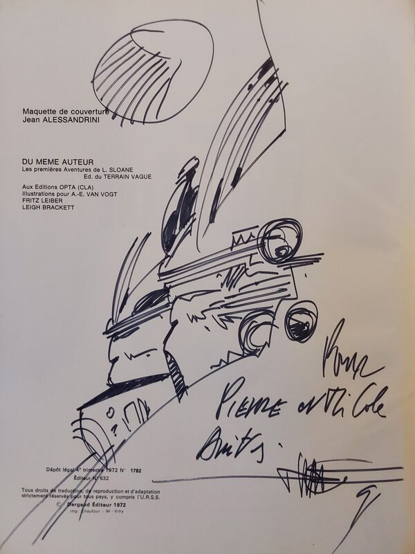 Philippe Druillet, Les 6 voyages de Lone Sloane - Dédicace