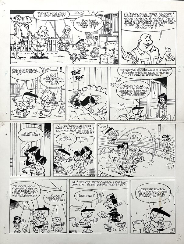 For sale - Albert Blesteau, Peyo, BENOIT BRISEFER ET BENCO - Comic Strip
