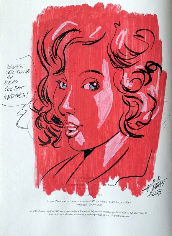 Aurélien Bédéneau, Ligne Maginot, tome 1 - Dédicace